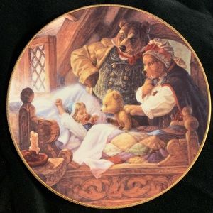 Goldilocks and The Three Bears Collector’s Plate